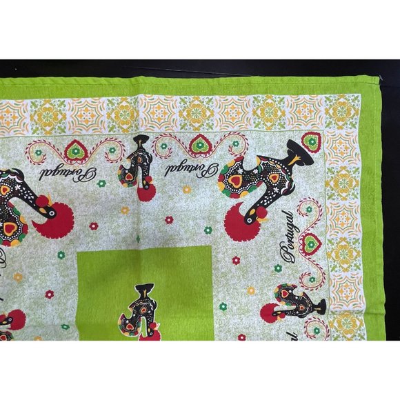 Vintage Portugal table topper - vintage linens 28”x28” - Picture 6 of 10